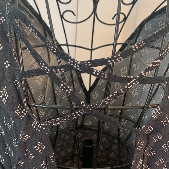 Abercrombie & Fitch black boho king sleeve dress - Picture 6 of 8